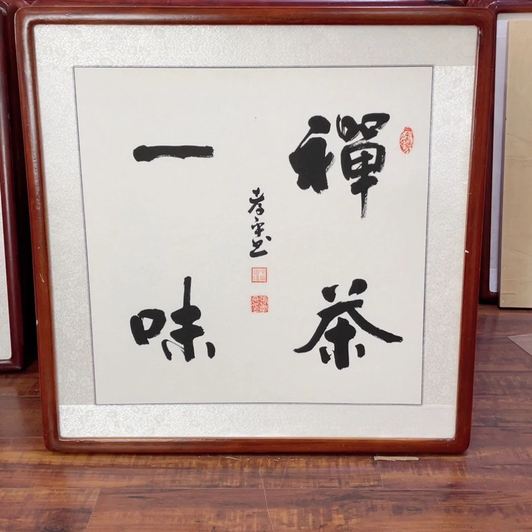 绘画手绘带框63*63厘米