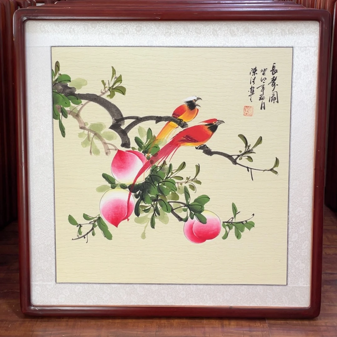 绘画带框尺寸63*63厘米