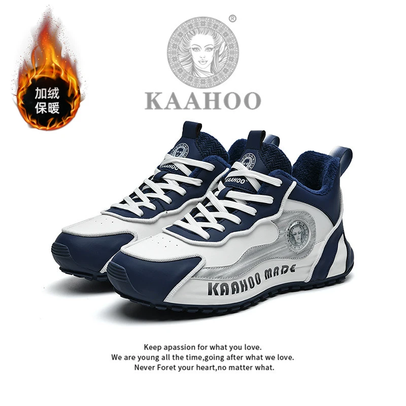 新年爆款秋冬加绒新款轻奢男女时尚休闲软底减震百搭情侣运动跑鞋