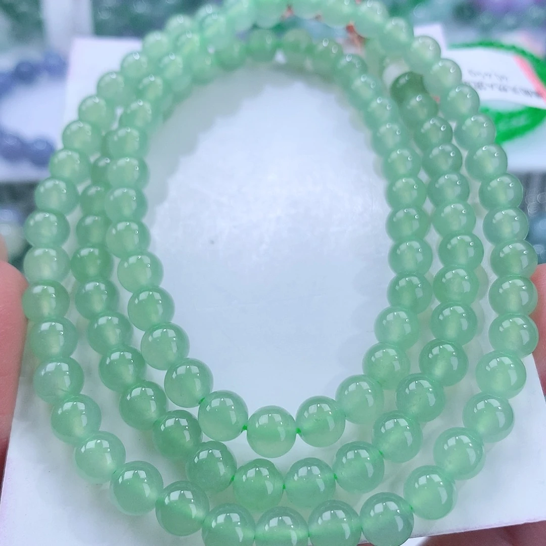 【闪购商品】翡翠手链未镶嵌卡6mm
