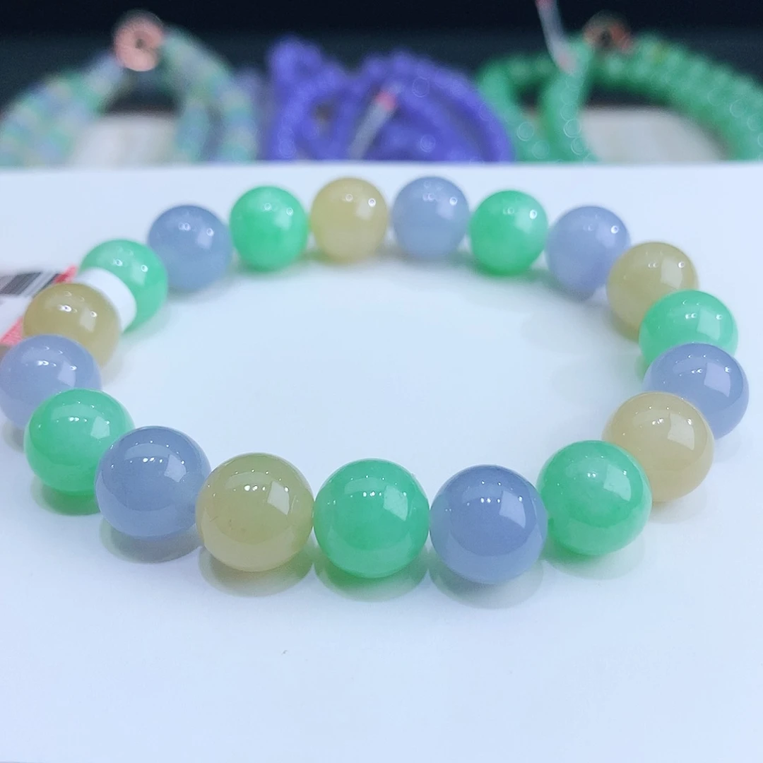 【闪购商品】翡翠手串未镶嵌卡10