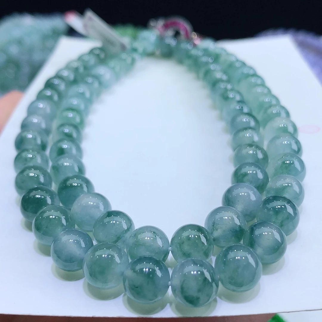 【闪购商品】翡翠手串未镶嵌卡9