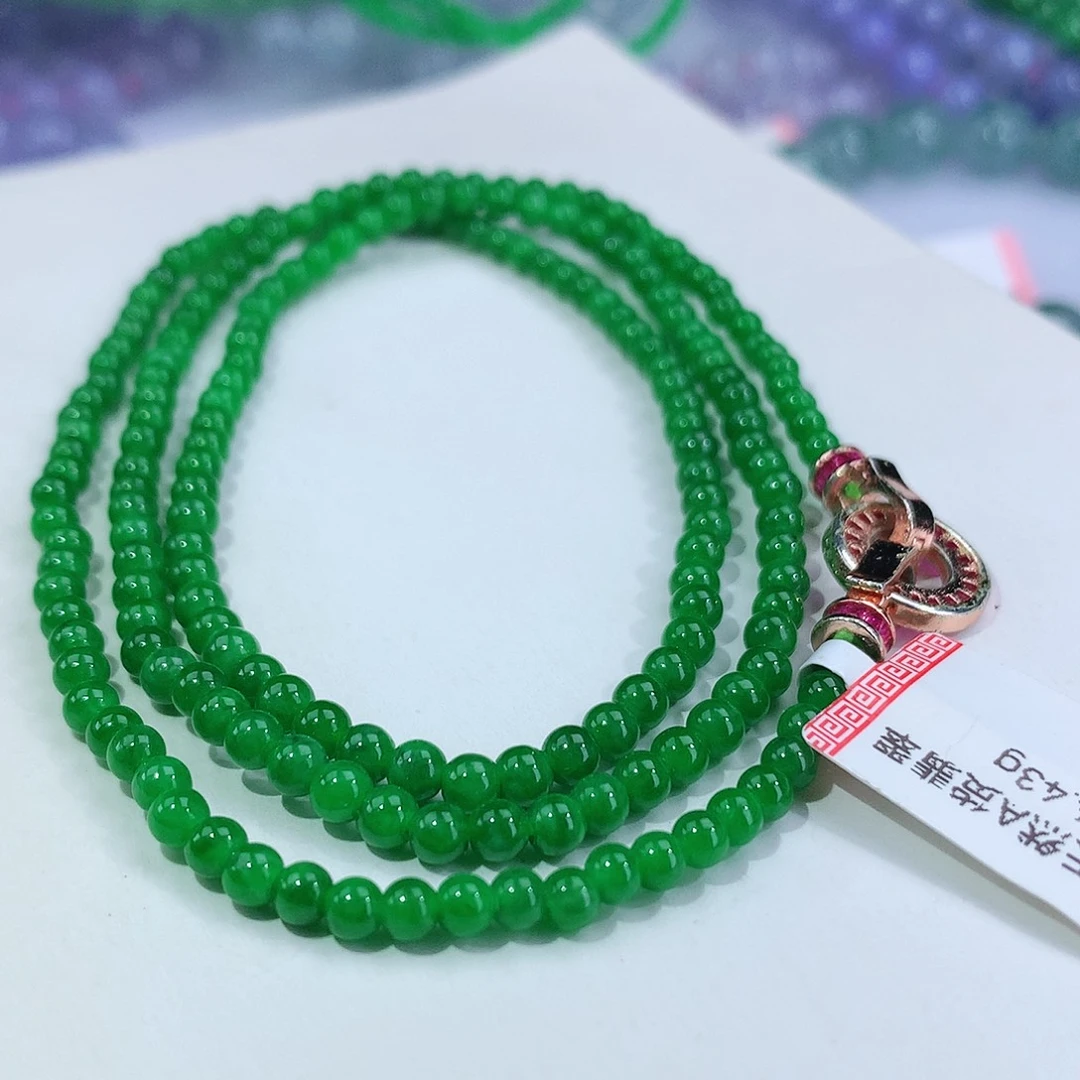 【闪购商品】翡翠手链未镶嵌卡3.6