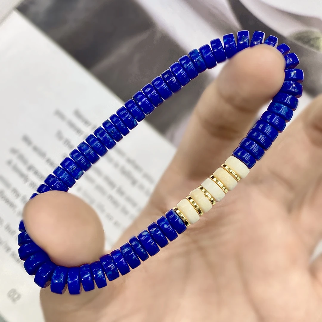 阿富汗青金石直切极限弧手串