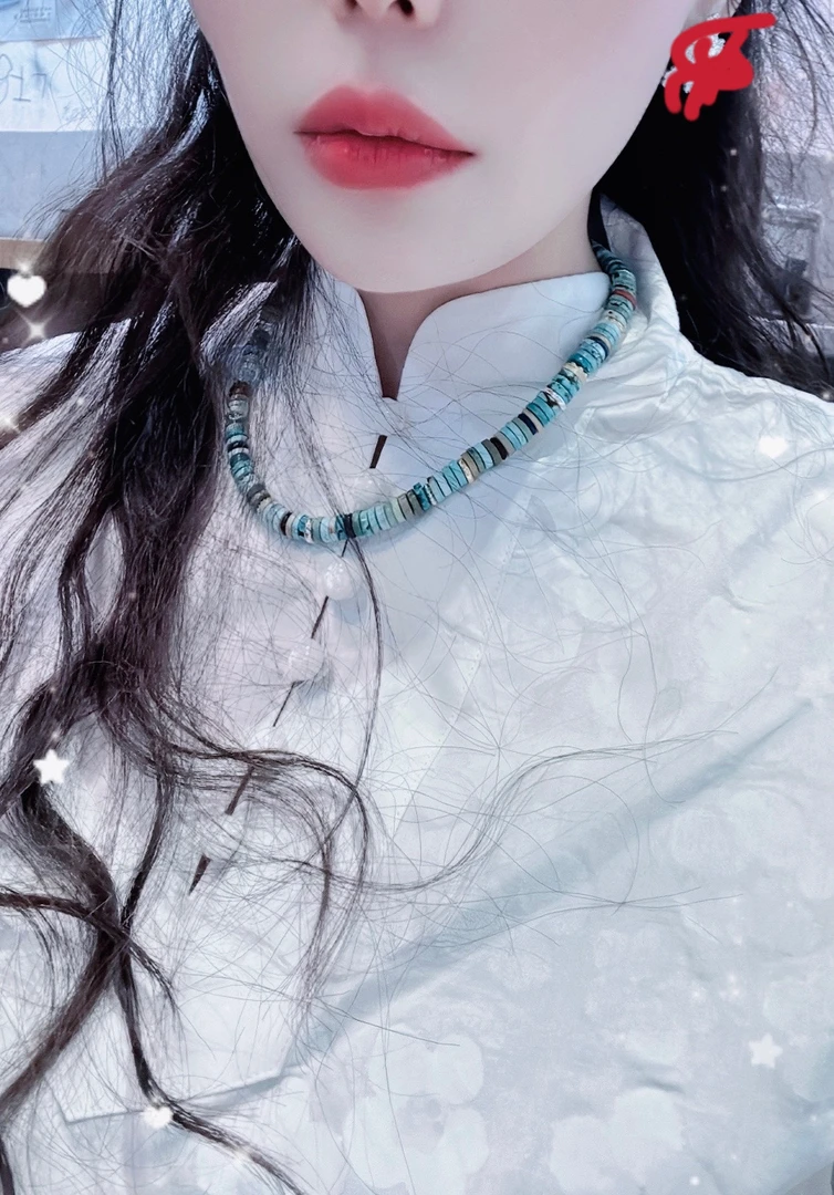 绿松石项链 大能同款 多样性随机发货一件