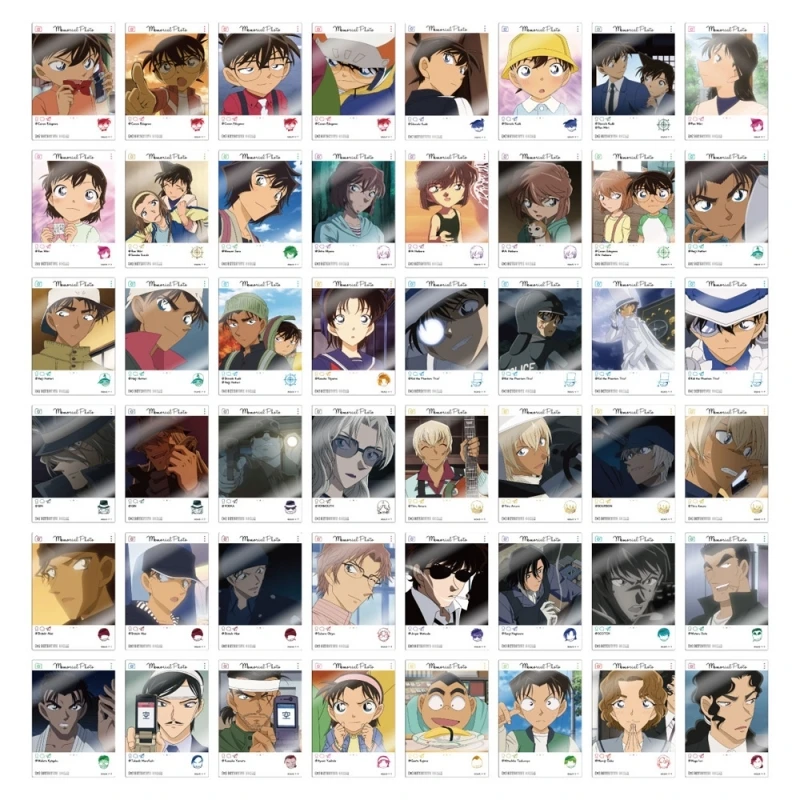 【拆卡】名侦探柯南EMOCA ins风透卡2弹（全48种 3枚入）盲盒代拆