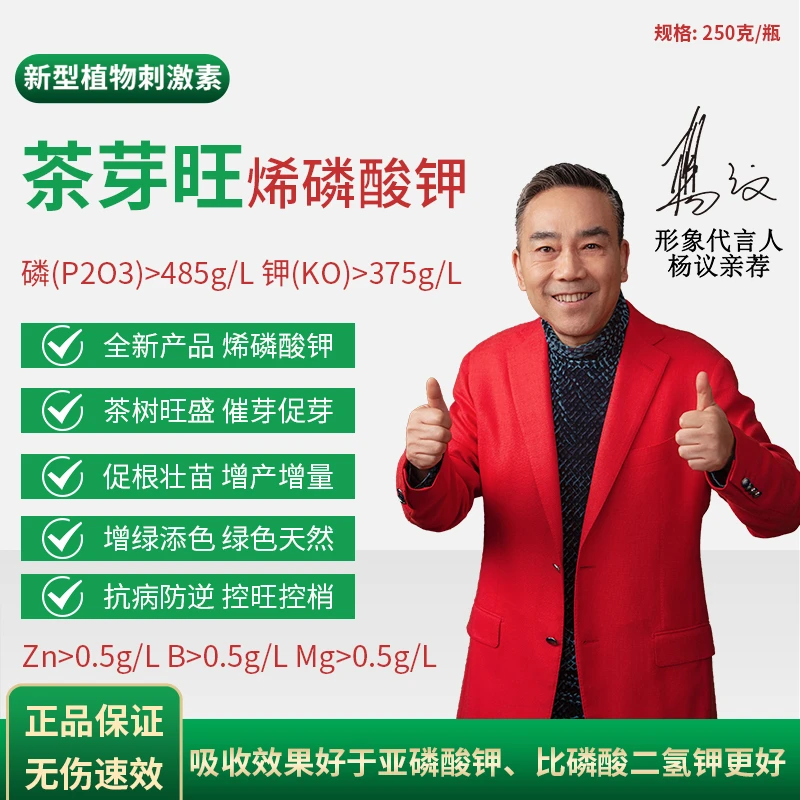 茶芽旺茶叶茶树专用控旺控梢抗病杀菌烯磷酸钾肥料