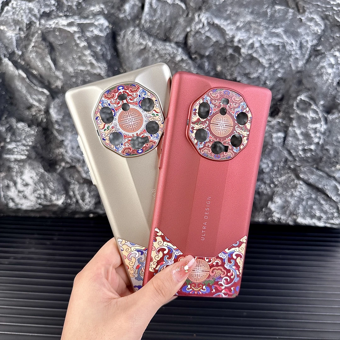 龙年新品【国潮秒变非凡大师】华为Mate40保时捷手机壳精孔保护套潮