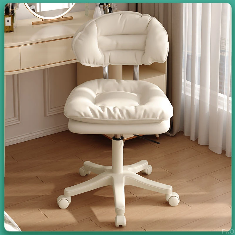 宿舍卧室家用学习椅升降办公转椅化妆美甲理发椅书桌椅游戏电脑椅