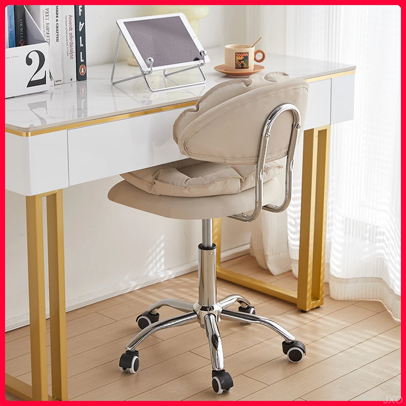 电脑椅家用舒适学生写字旋转升降网红化妆美容吧台椅靠背美甲椅子