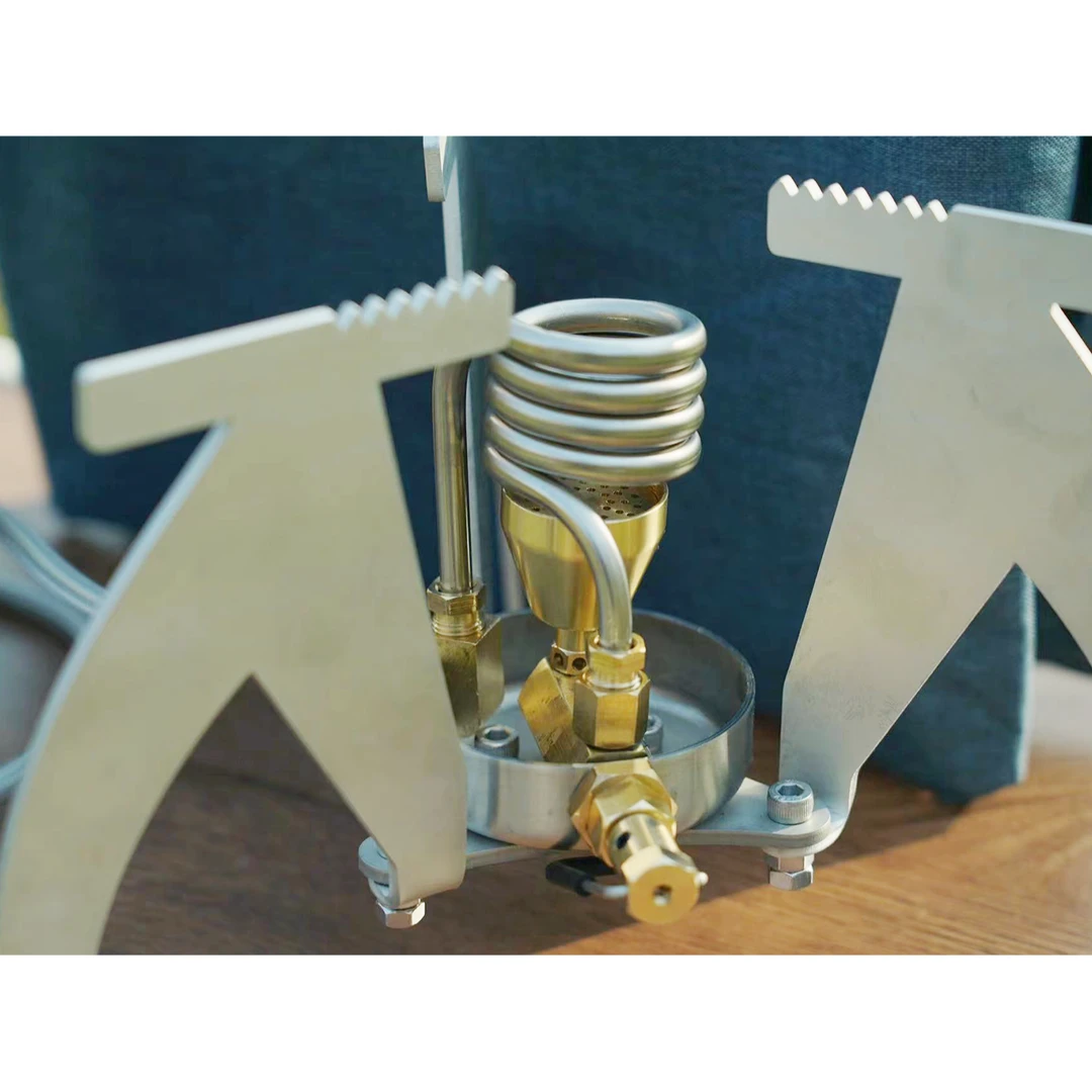 多功能户外酒精汽化炉分体大功率节能便携做饭取暖钓鱼煮茶不锈钢