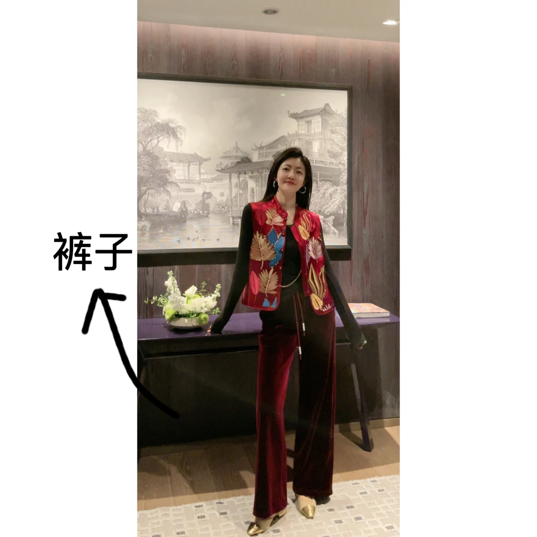 【N·COU】23冬新款【小火炉】通勤休闲加厚丝绒裤-DY77135
