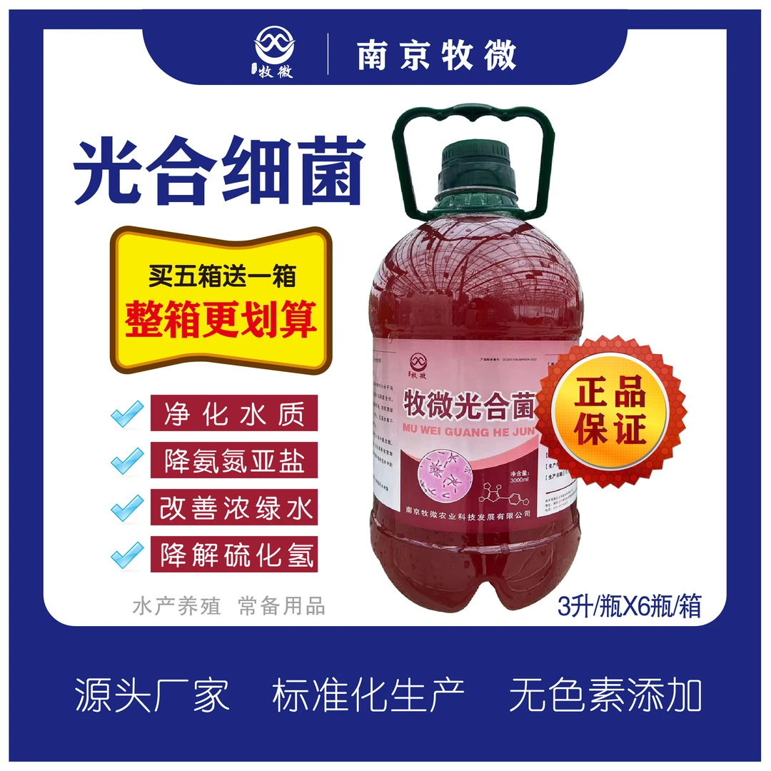 光合细菌 高浓度 净化水质 降氨氮亚盐  降解硫化氢 水产养殖调节