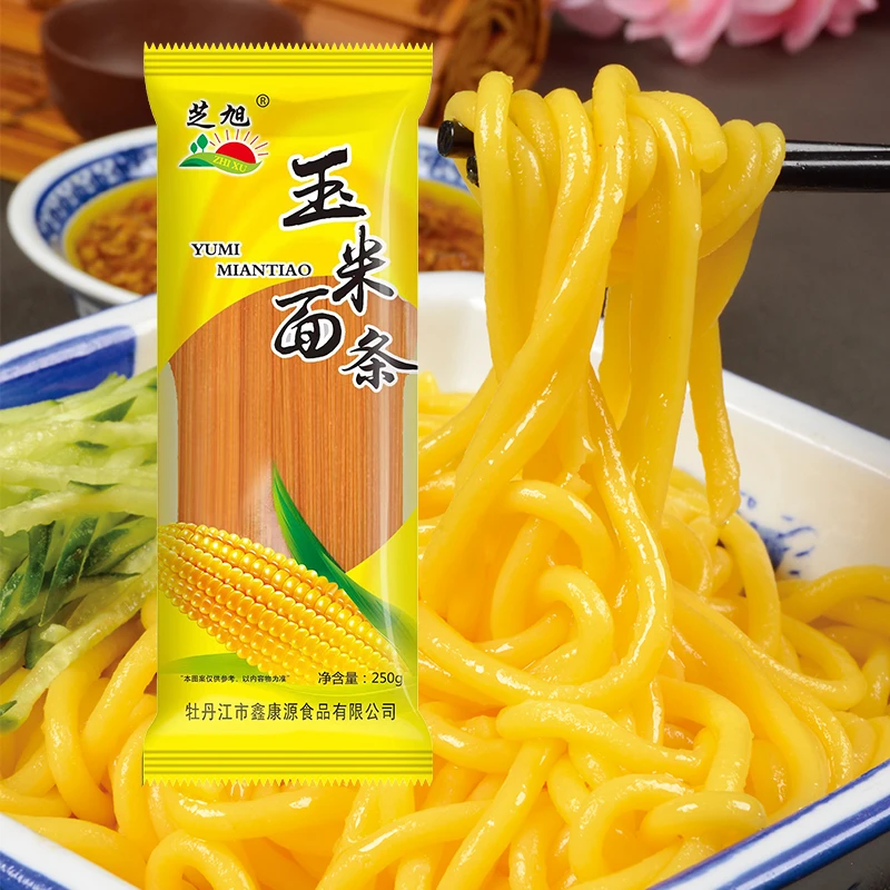 精选正宗东北玉米面条0脂无添加代餐黄面条营养麻辣烫健康干面条