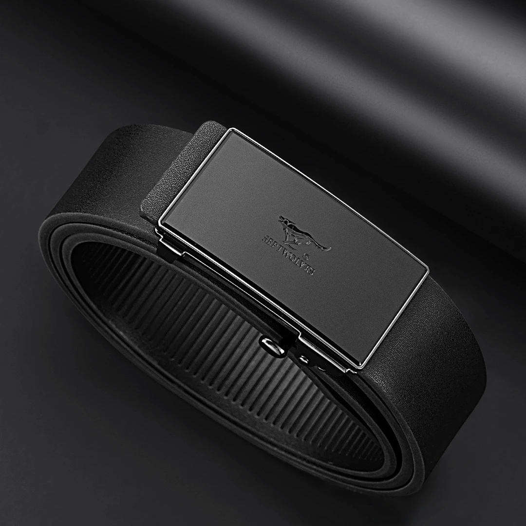 七匹狼皮带男士真皮2025新款高档腰带无牙内穿式内扣裤带男款正品