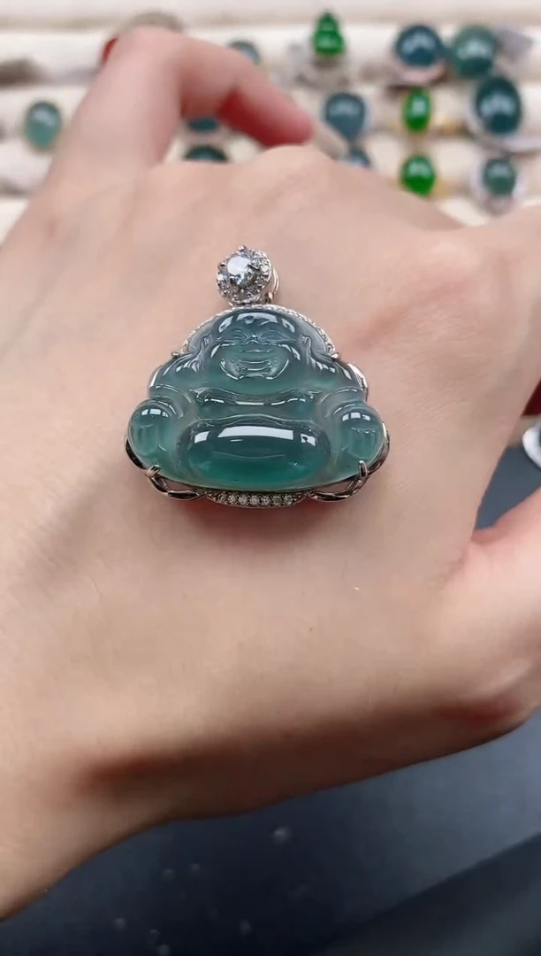 【闪购商品】翡翠颈饰银S925镶嵌551151