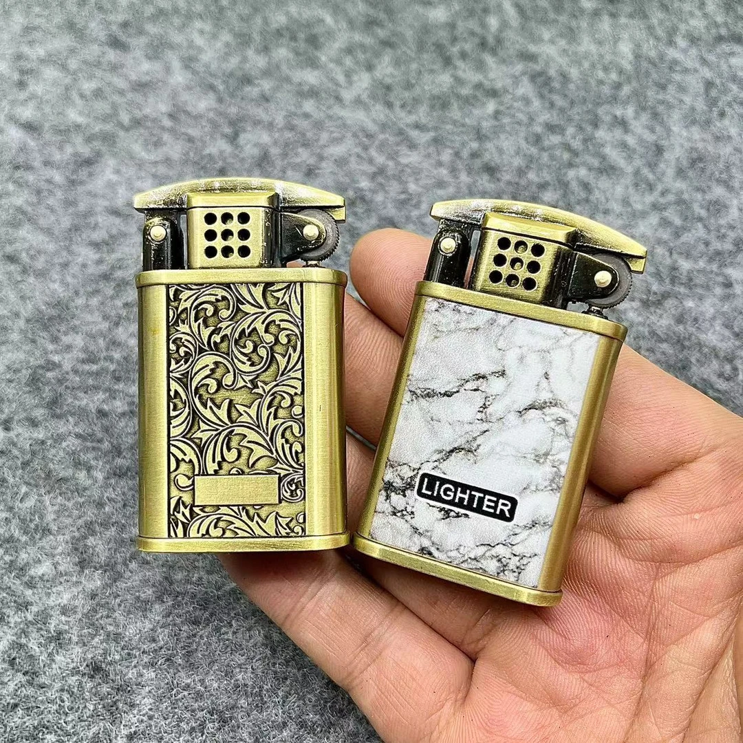 【新式】复古浮雕煤油打火机国产砂轮战壕机创意复古怀旧煤油打火机