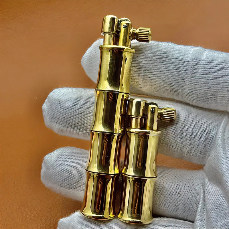 复古盘玩老式节节高升和如意瓶煤油打火机手工制作定制创意煤油机