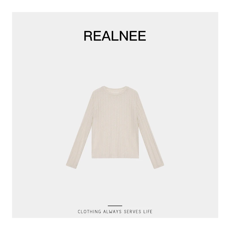 REALNEE【云朵罩衫】亚麻镂空罩衫极简透气舒适主义搭配刚需04085