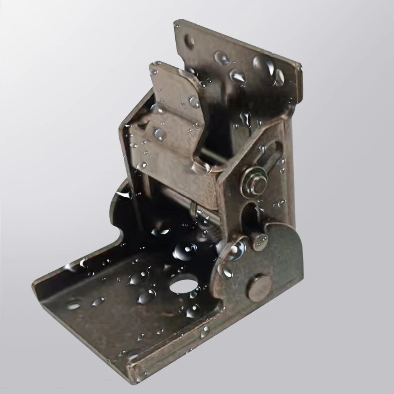 超重型90度自锁折叠支撑腿铰链桌椅凳折页茶几家具房车合页五金件