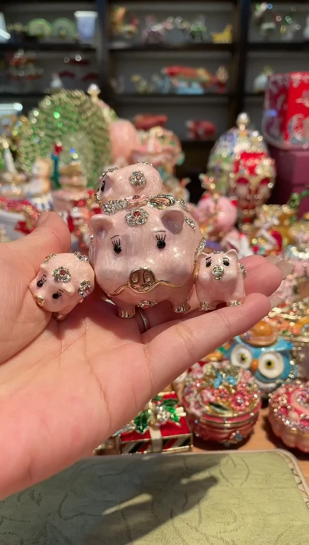 【闪购商品】精致珐琅彩首饰盒