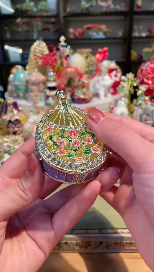 【闪购商品】珐琅彩首饰收纳盒