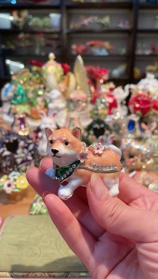 【闪购商品】珐琅彩首饰收纳盒