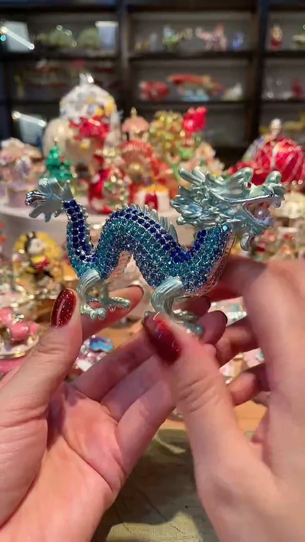 【闪购商品】 珐琅彩首饰收纳盒精致