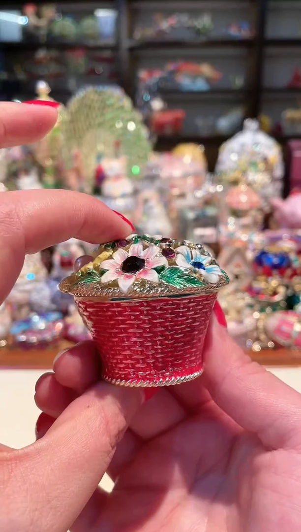 【闪购商品】精致珐琅彩首饰盒