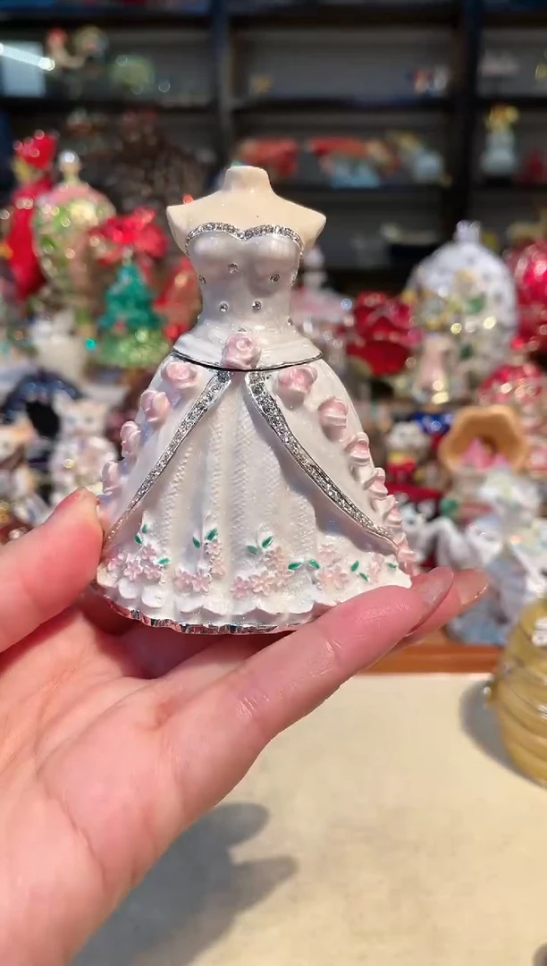 【闪购商品】精致珐琅彩首饰盒