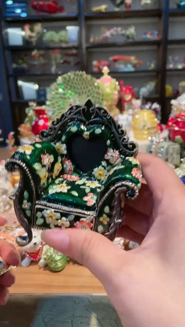 【闪购商品】精致珐琅彩首饰盒