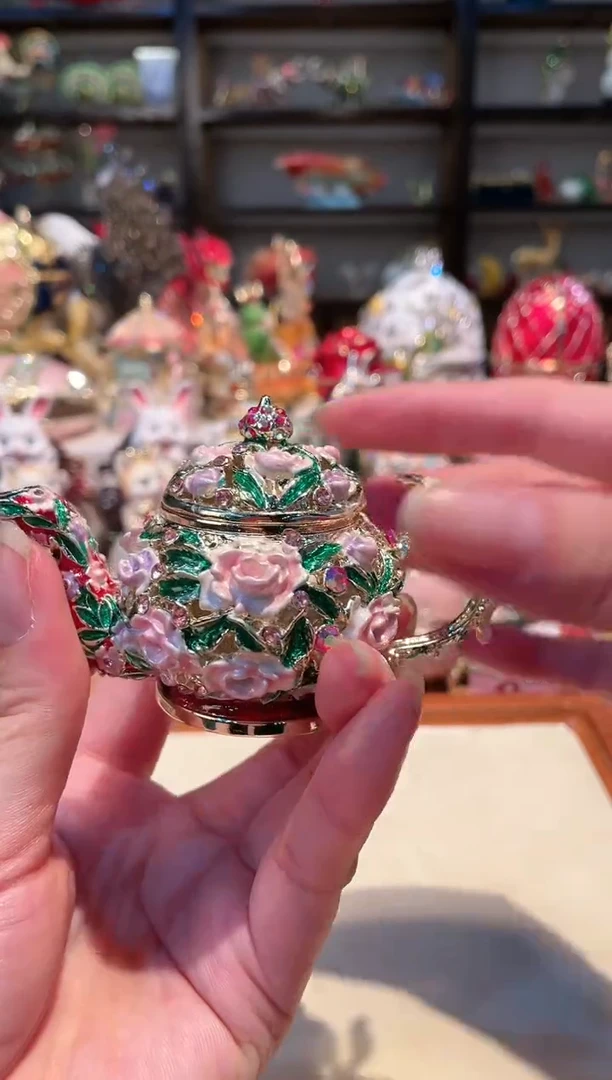 【闪购商品】珐琅彩首饰盒精致