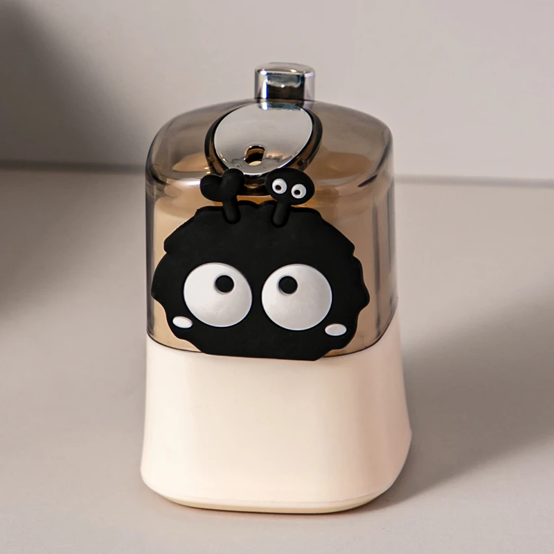 煤球牙签盒自动弹出家用收纳个性创意按压式新款网红牙签筒桶罐