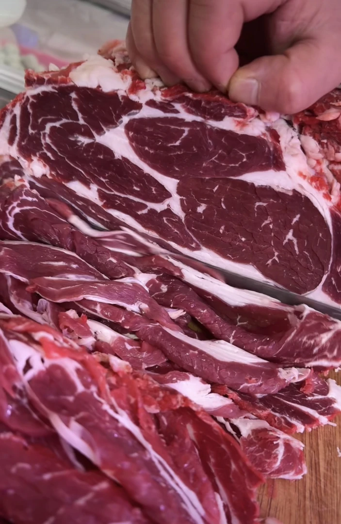 【曹记】手切牛上脑——薄片涮/煎（四斤包邮）