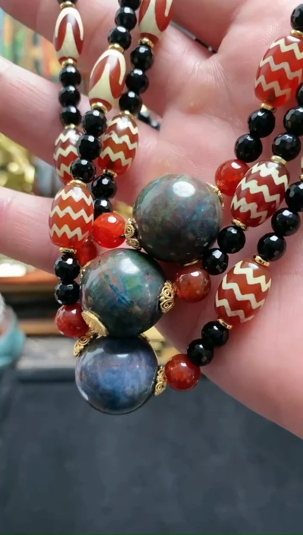 【闪购商品】玛瑙/玉髓项链未镶嵌2.0药王石