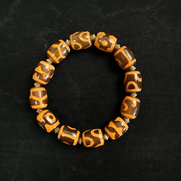 德吉藏*橘肉多宝手串*颜色图案多样性发货