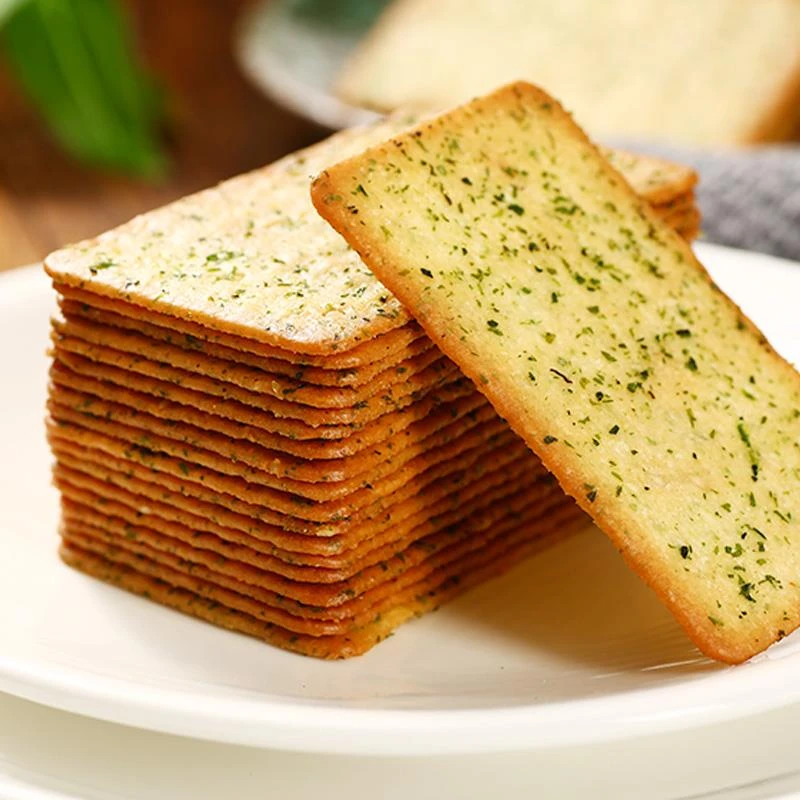 泰山娃海苔薄脆饼干酥脆薄饼休闲食品办公室代餐早餐零食小吃咸味