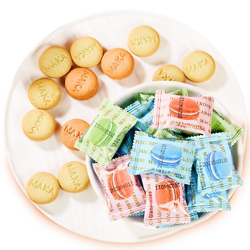 馋小赖马卡龙夹心饼干整夹心早餐零食小吃食品小小零食