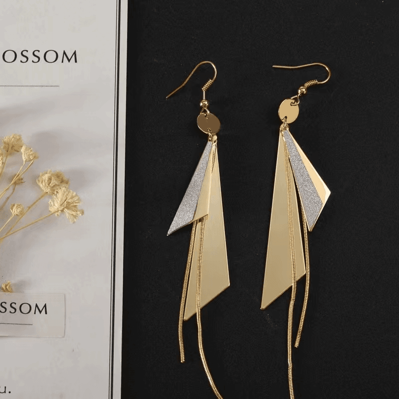 合金耳饰 C-988时尚气质百搭高级感耳环唯美新中式配饰手工轻奢