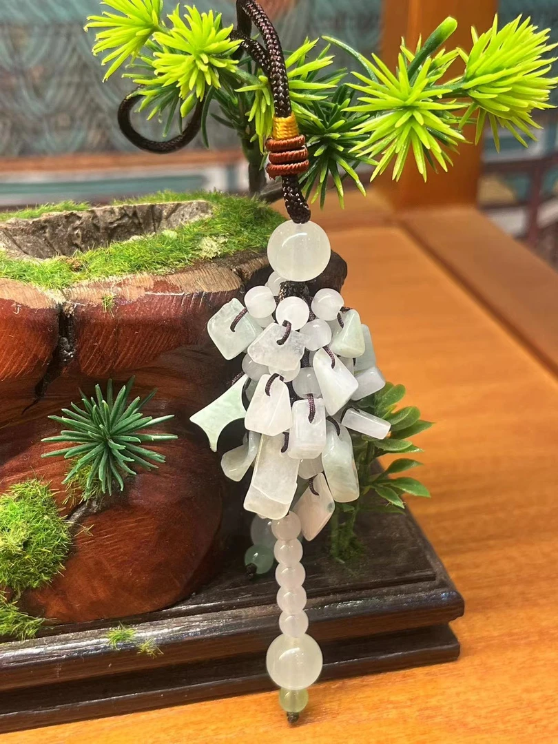 {周公子珠宝}天然翡翠a货挂件M-@@XZF0001
