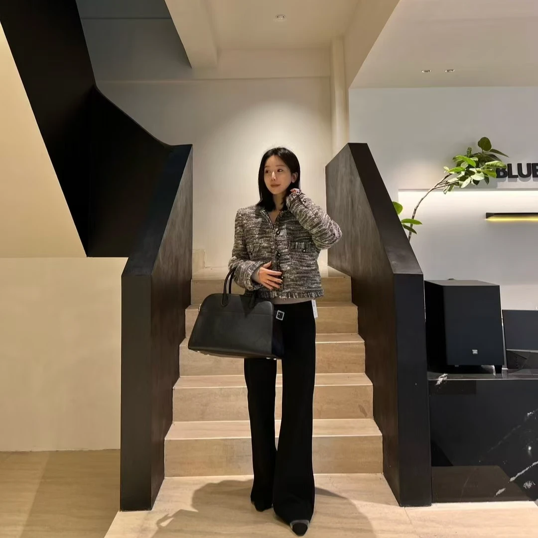 小香风上衣气质显瘦秋天设计感时尚百搭秋冬