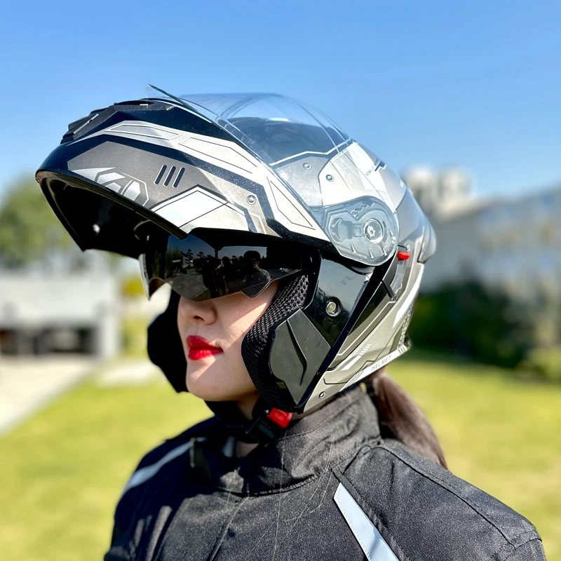 新国标电摩托车头盔揭面盔全盔3C认证A类头盔新款骑行秋冬四季盔