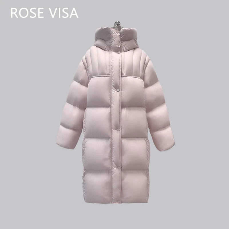 RV2024AW新国标95白鹅绒高级高街时尚女装长款羽绒服 81071
