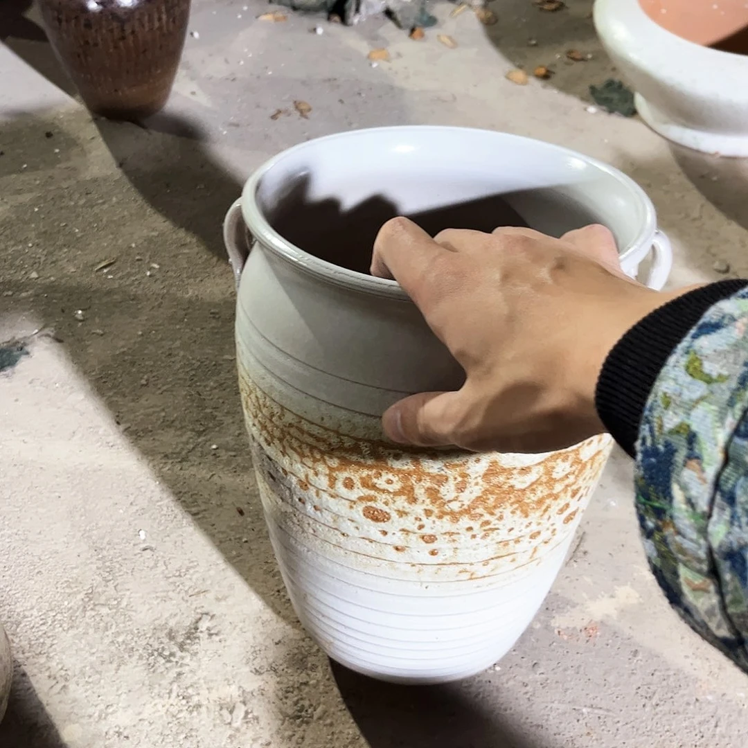 红陶20CM以下花盆花开了