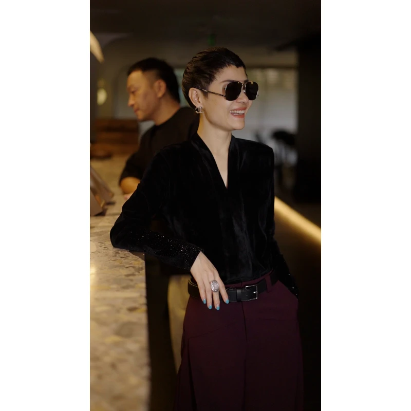 【keke设计-KK681】百搭高级感轻奢女装定制长袖衬衫