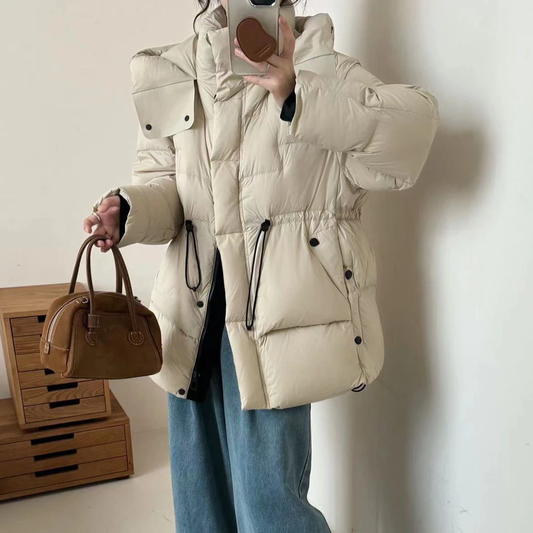 丰硕家  24年新款90白鸭绒面包云朵泡芙羽绒服。超柔！！！