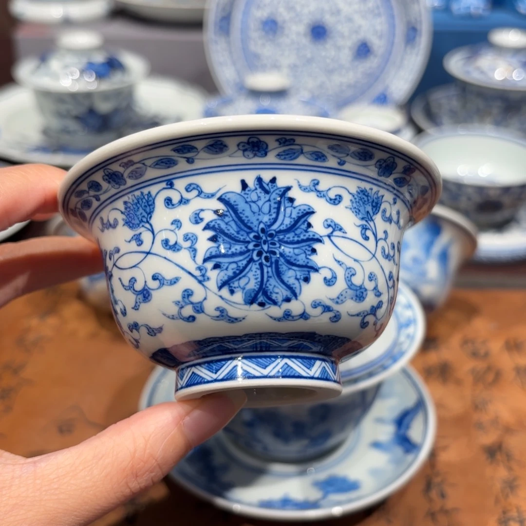 瓷片炒*菜景德镇纯手工手绘
