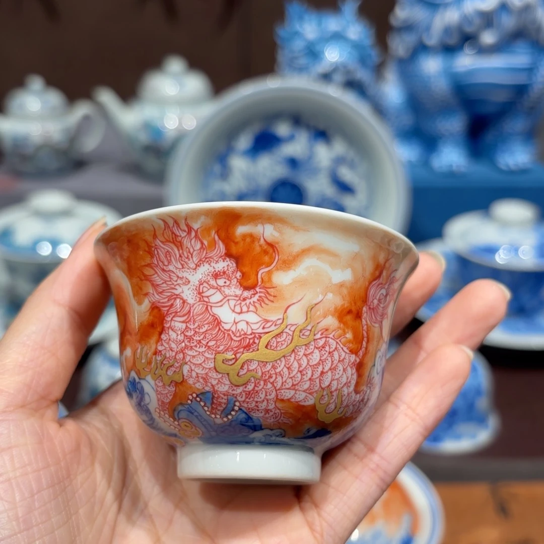 瓷片景德镇纯手工手绘