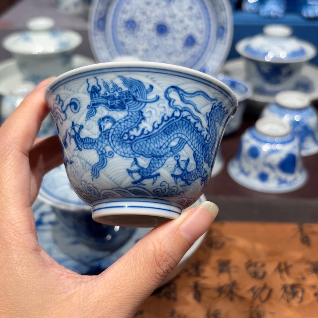 瓷片景德镇纯手工手绘