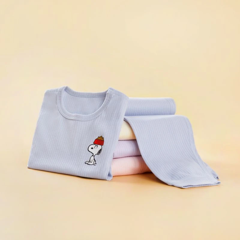 【彩虹夫妇专享】Snoopy儿童家居服莱赛尔内衣3361